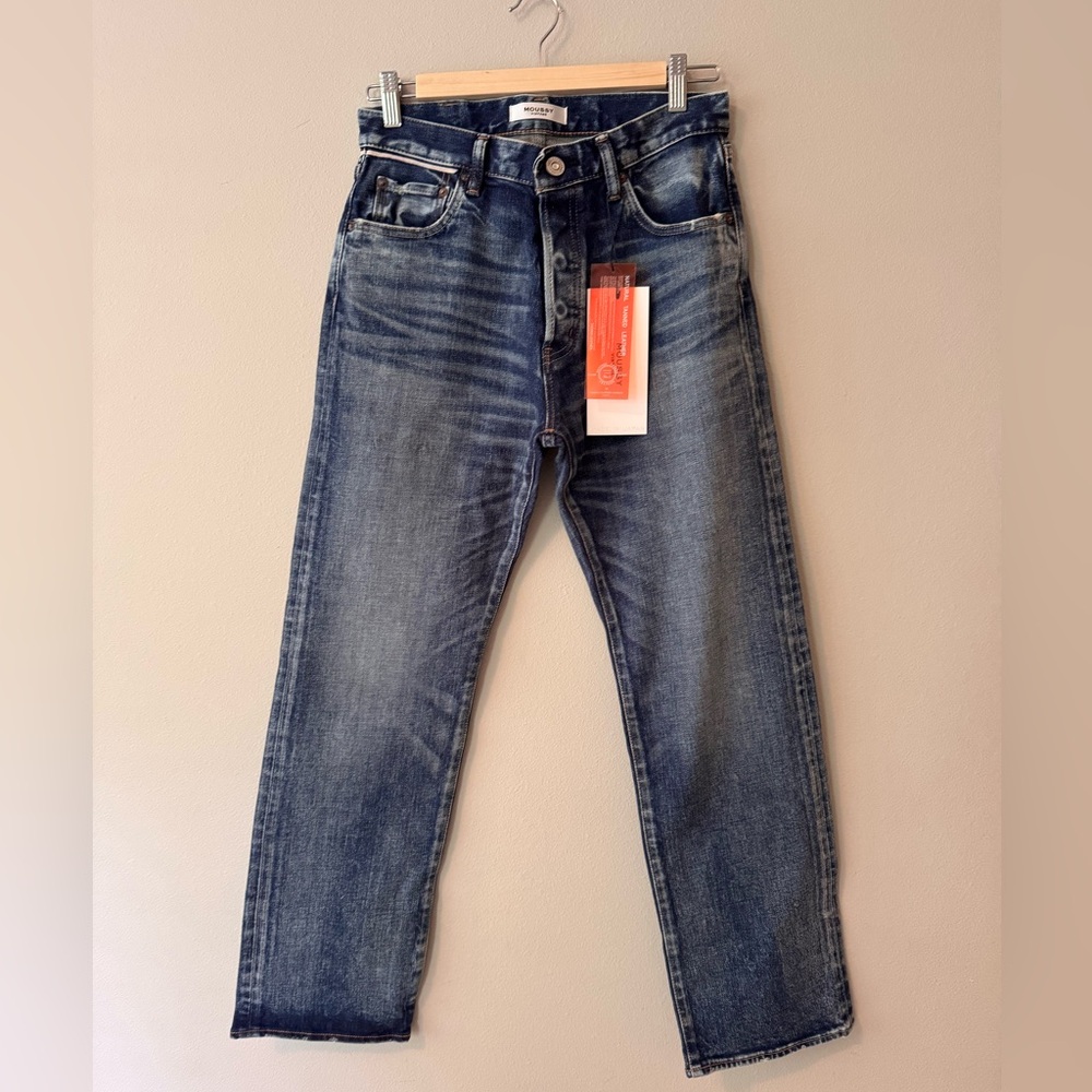 Moussy Vintage Farwell Straight Leg Jeans, Size 27 - NEW